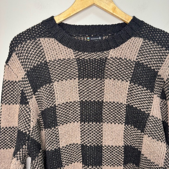 Smartwool Cozy Lodge Buff Check Sweater Size Medium - Picture 5 of 16